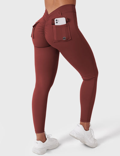 Lyra – Leggings Modellanti con Scollo a V